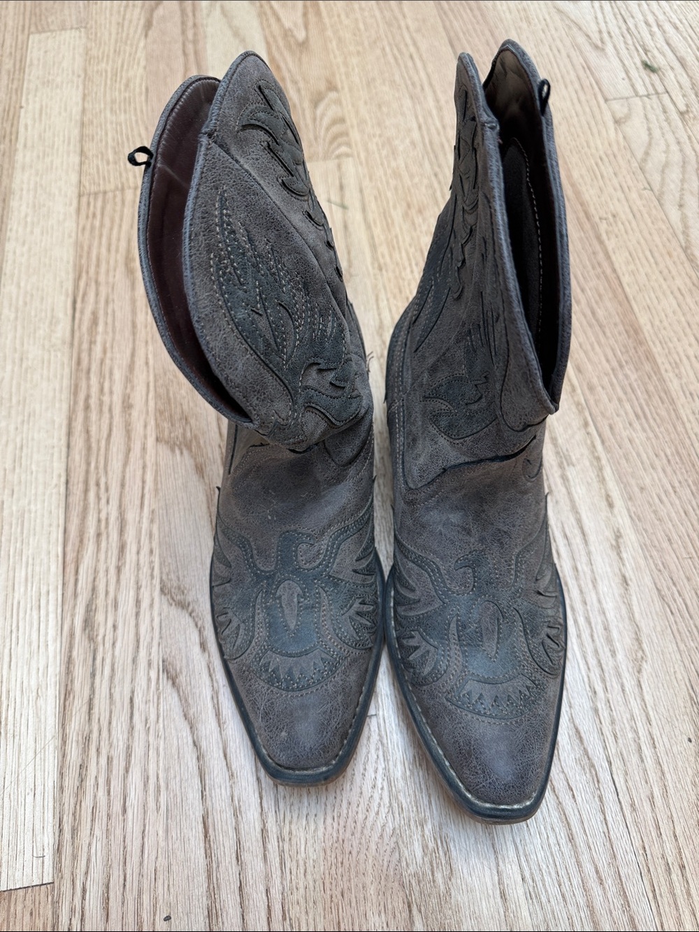 Roper Cowboy Boots - Western Embroidered Design